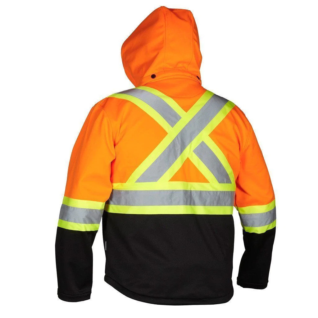 HI-VIS FORCEFIELD® SOFTSHELL SAFETY JACKET (023-EN148)