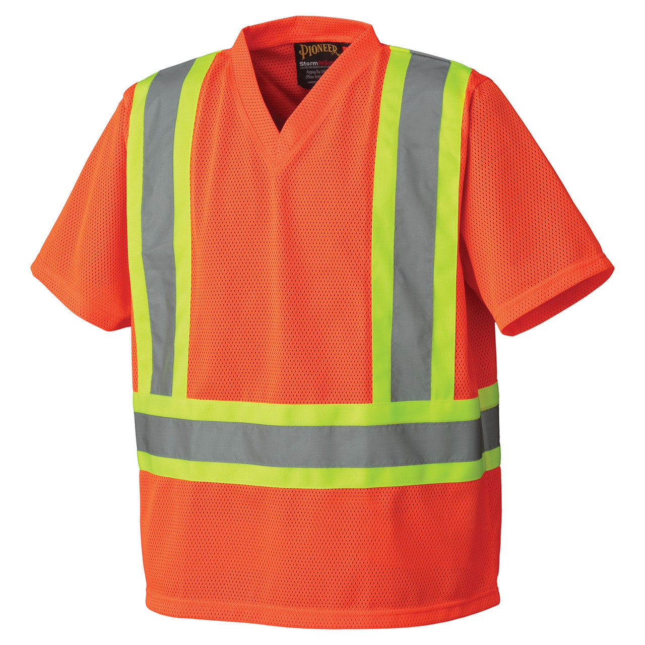 HI-VIS PIONEER® MESH V-NECK SAFETY T-SHIRT (5992P/5993P)