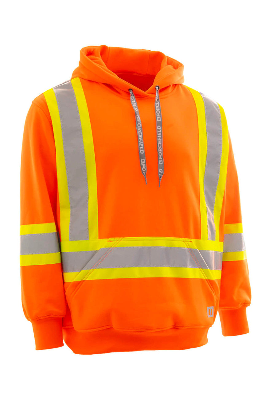 HI-VIS FORCEFIELD® PULLOVER SAFETY HOODIE (024-P854)