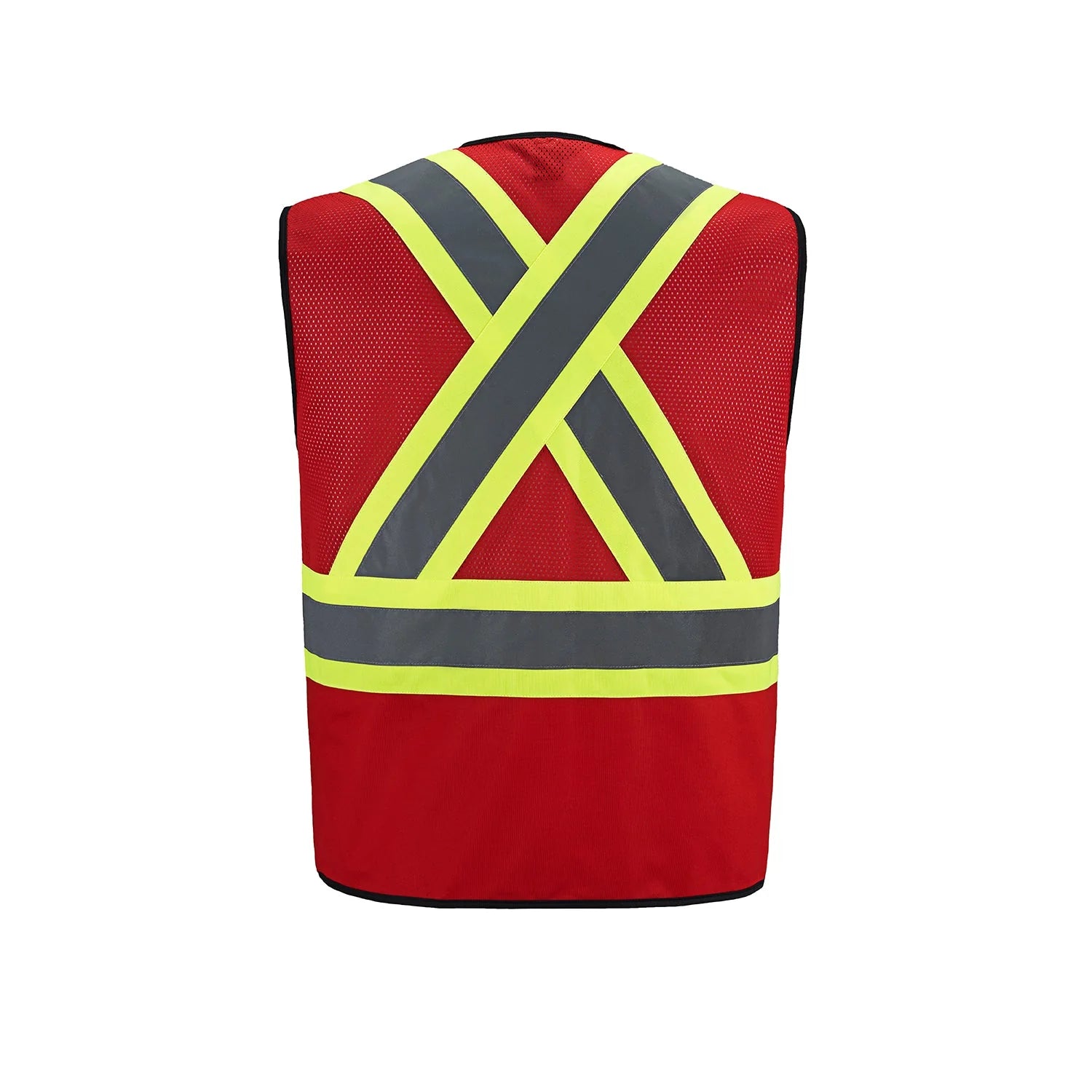 HI-VIS ZIPPER SAFETY VEST (L01150)