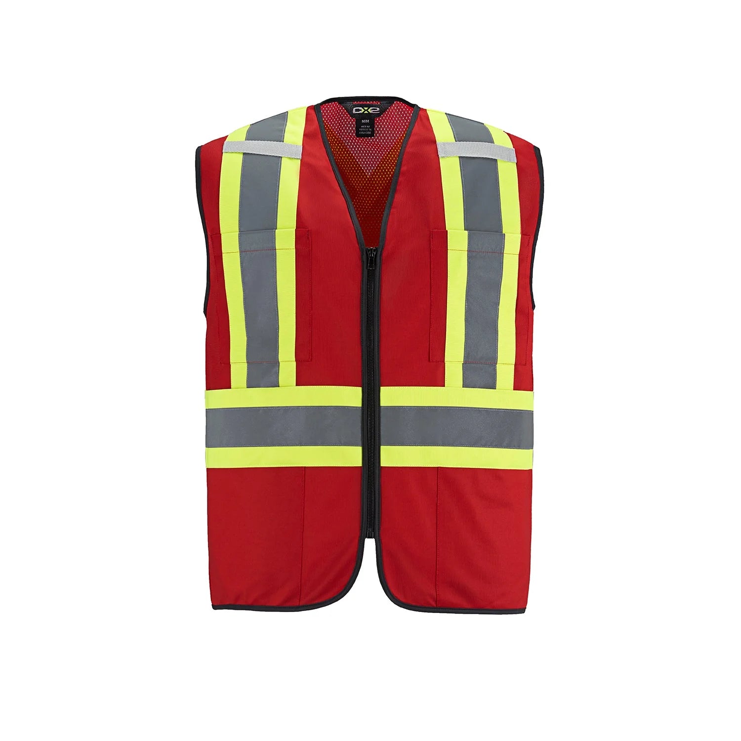 HI-VIS ZIPPER SAFETY VEST (L01150)