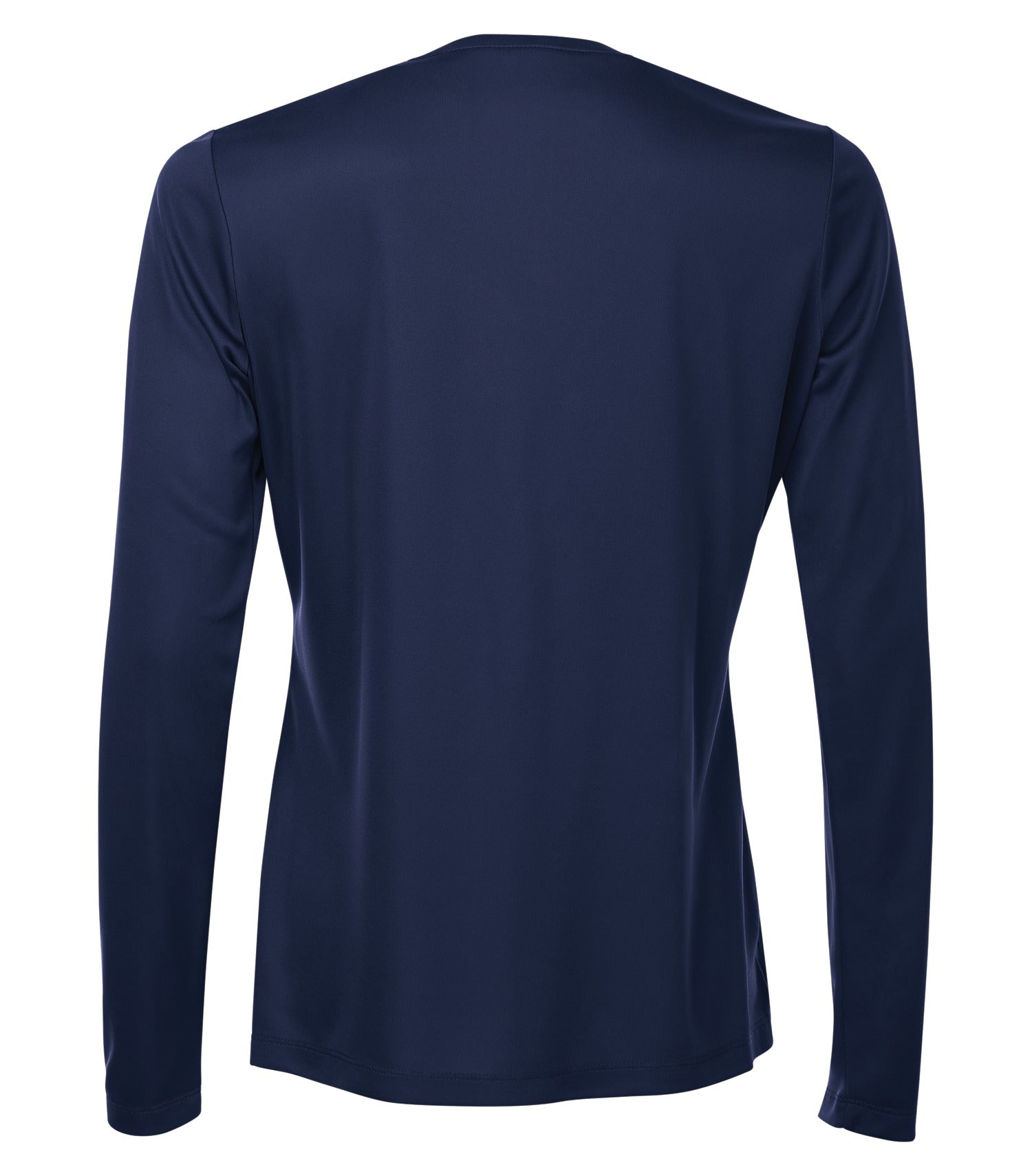 WOMEN'S STANDARD LONGSLEEVE V-NECK POLYESTER T-SHIRT (L3520LS)