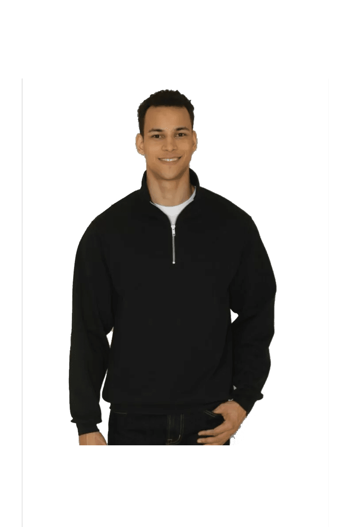 BASIC 1/4 ZIP SWEATSHIRT (ATCF2700)